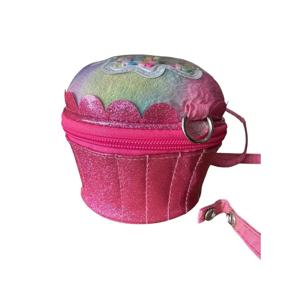 Claire's Club Pink Cupcake Crossbody Bag, Toddler Size OS